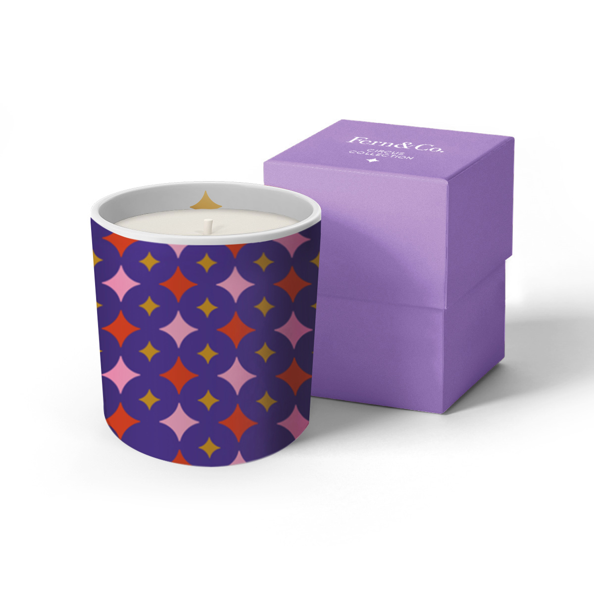 Circus Collection Lime Fresh Scentes Candle / With Gift box