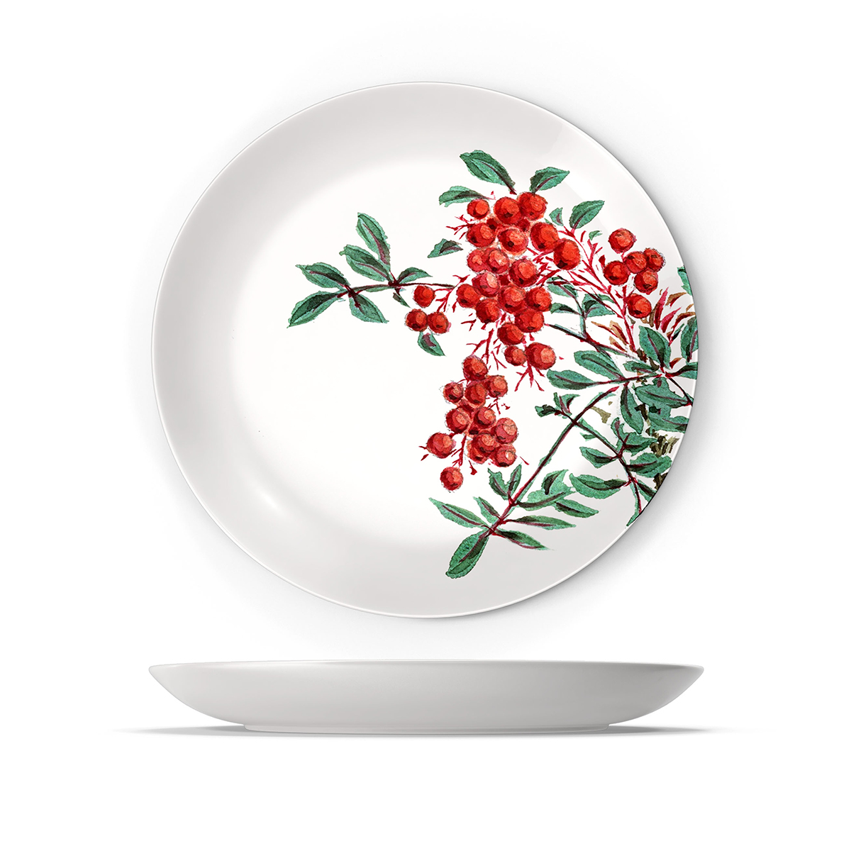 Red Berry Collection Çukur Yemek Tabağı