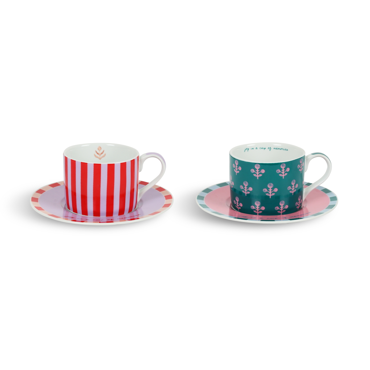 Joy Collection 2'li Çay Fincanı Seti / Hediye Kutulu