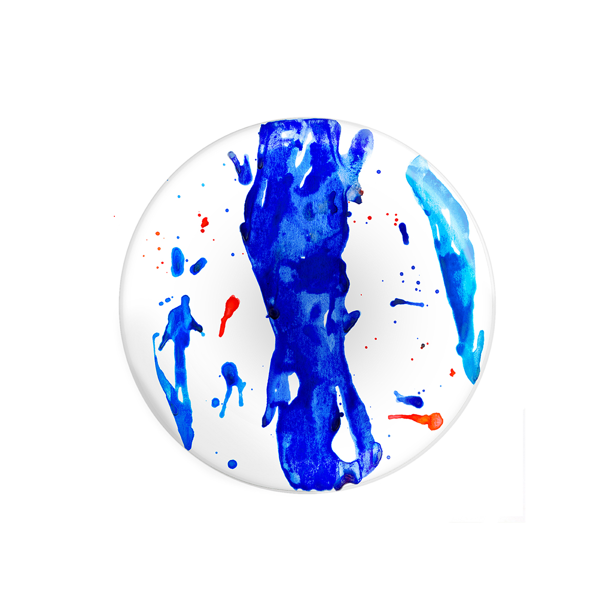 Blue Art Collection 4'lü Büyük Tabak