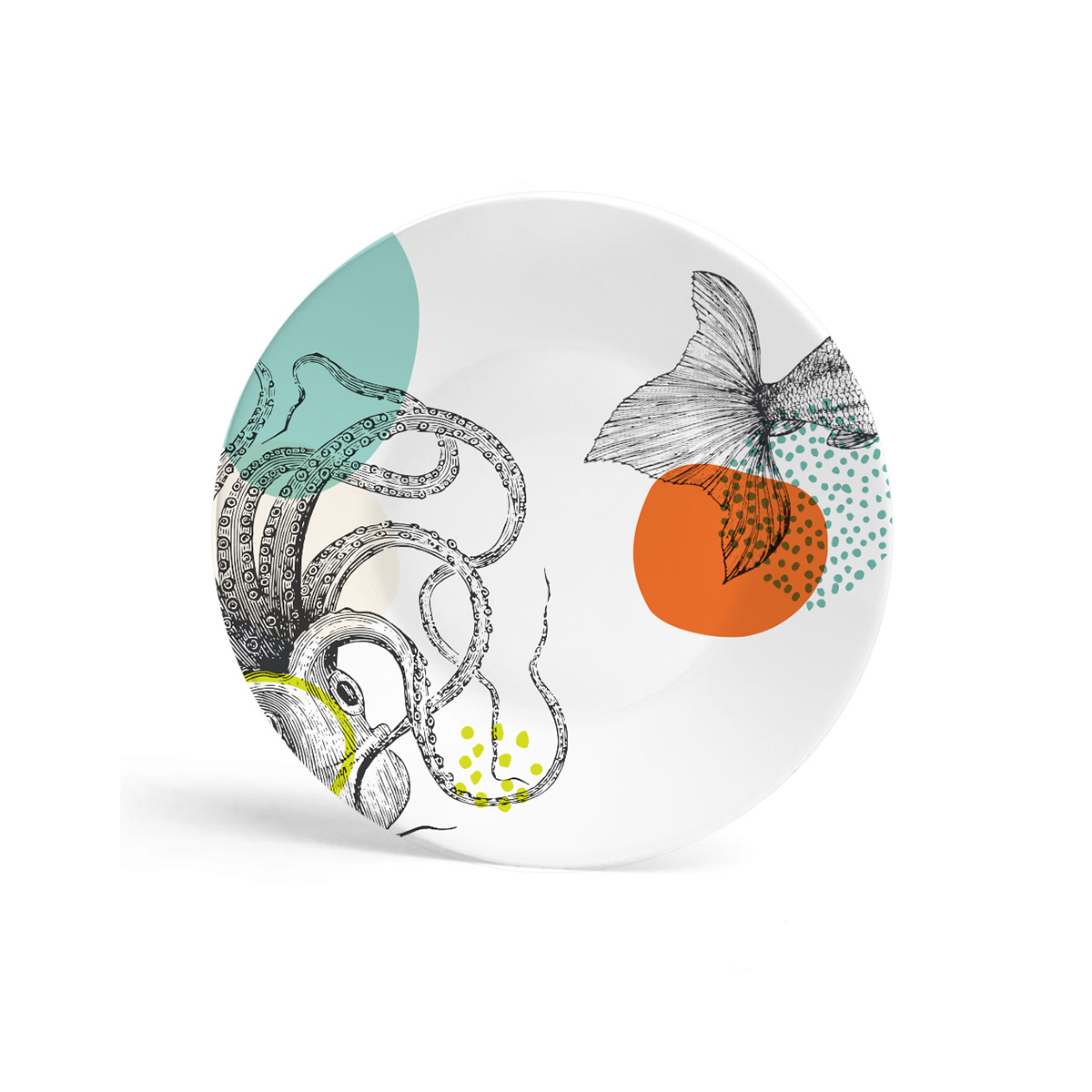 Deep Sea Collection 4'lü Büyük Tabak