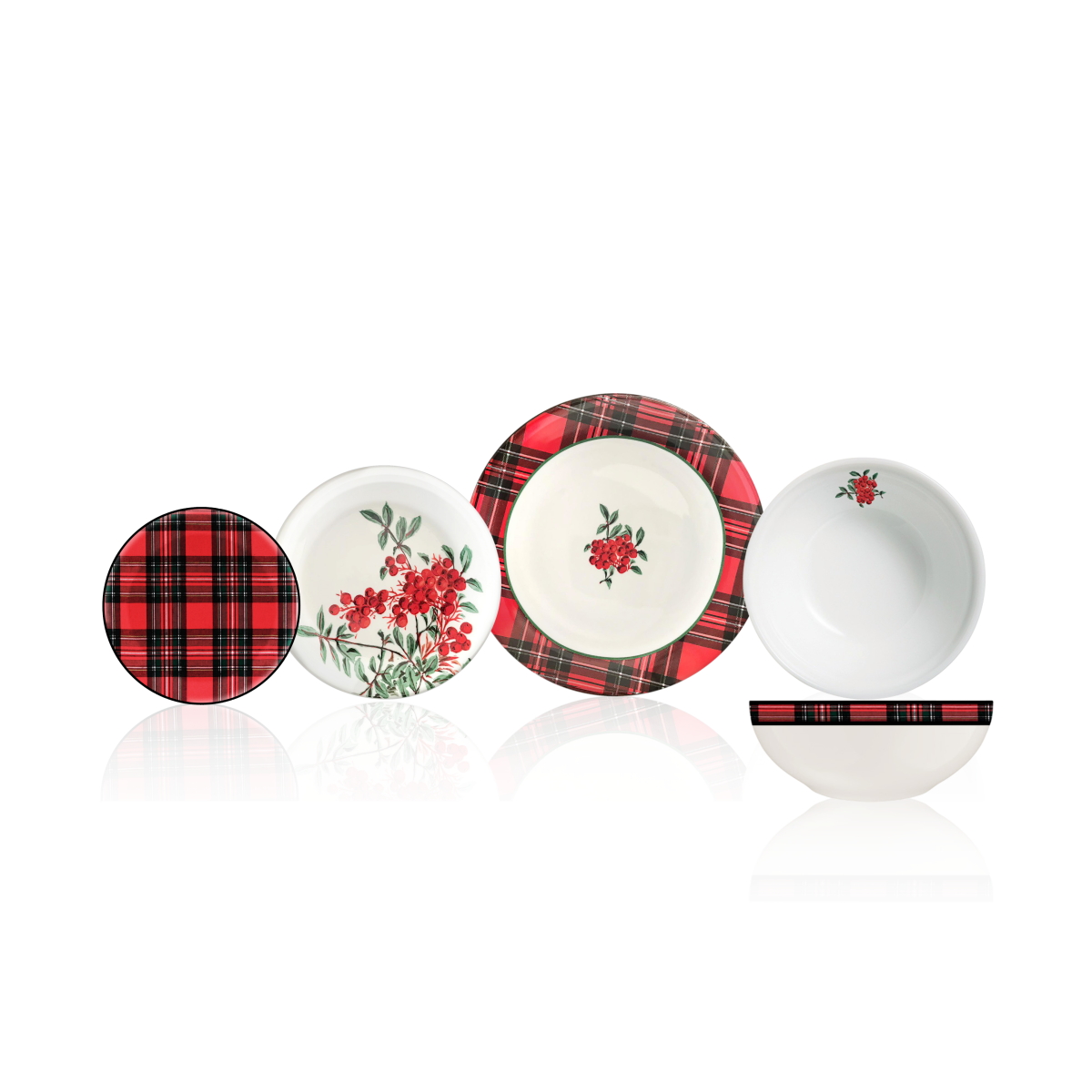 Red Berry Collection 16 Parça Yemek Takımı