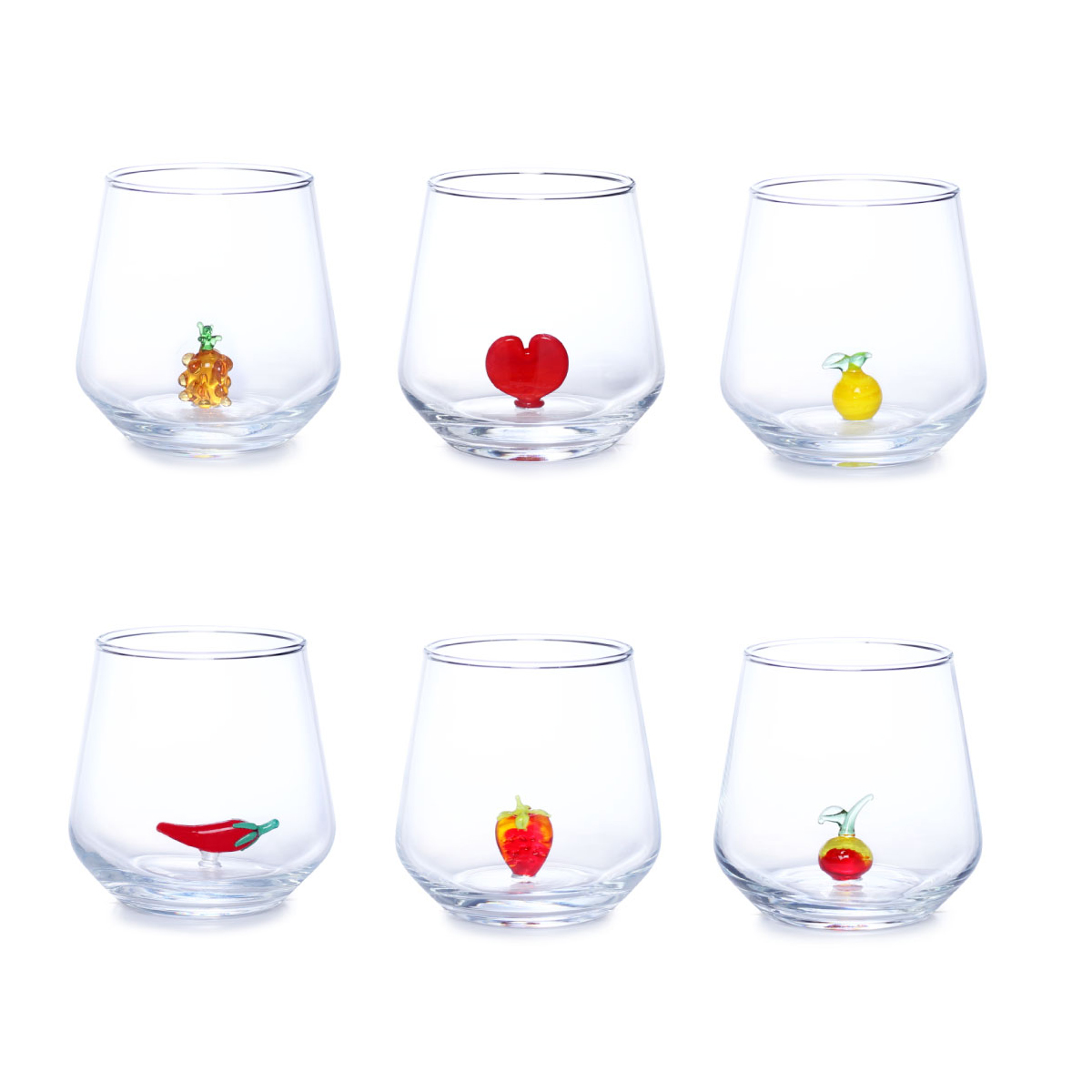 Bon App Collection 6'lı Espresso Glass Mix