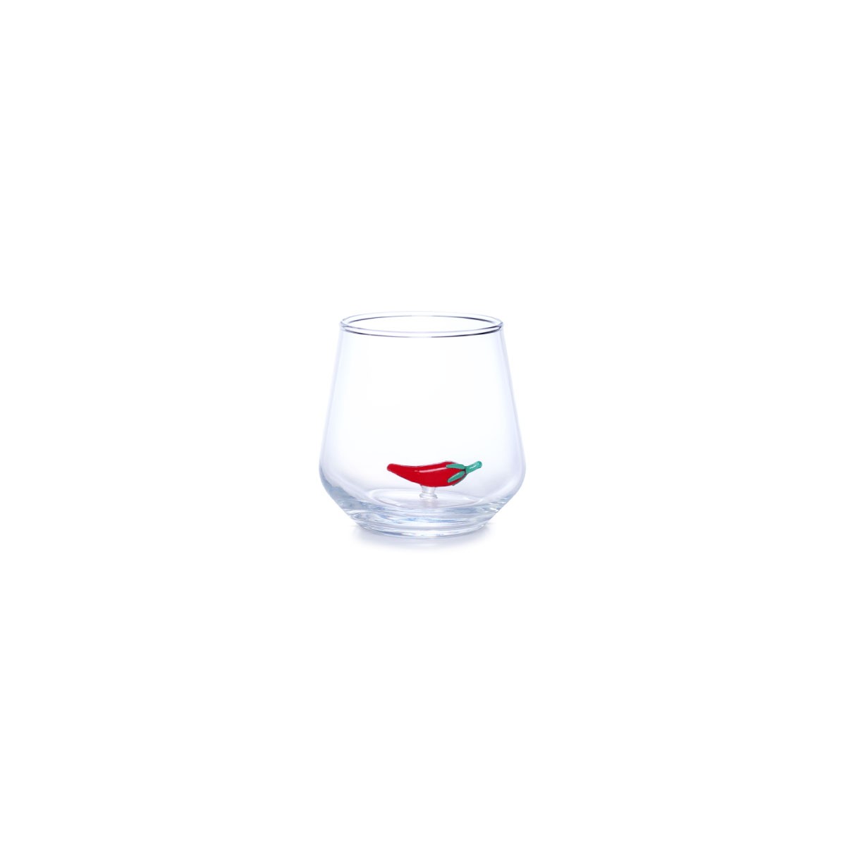 Bon App Collection Espresso Glass Red Pepper