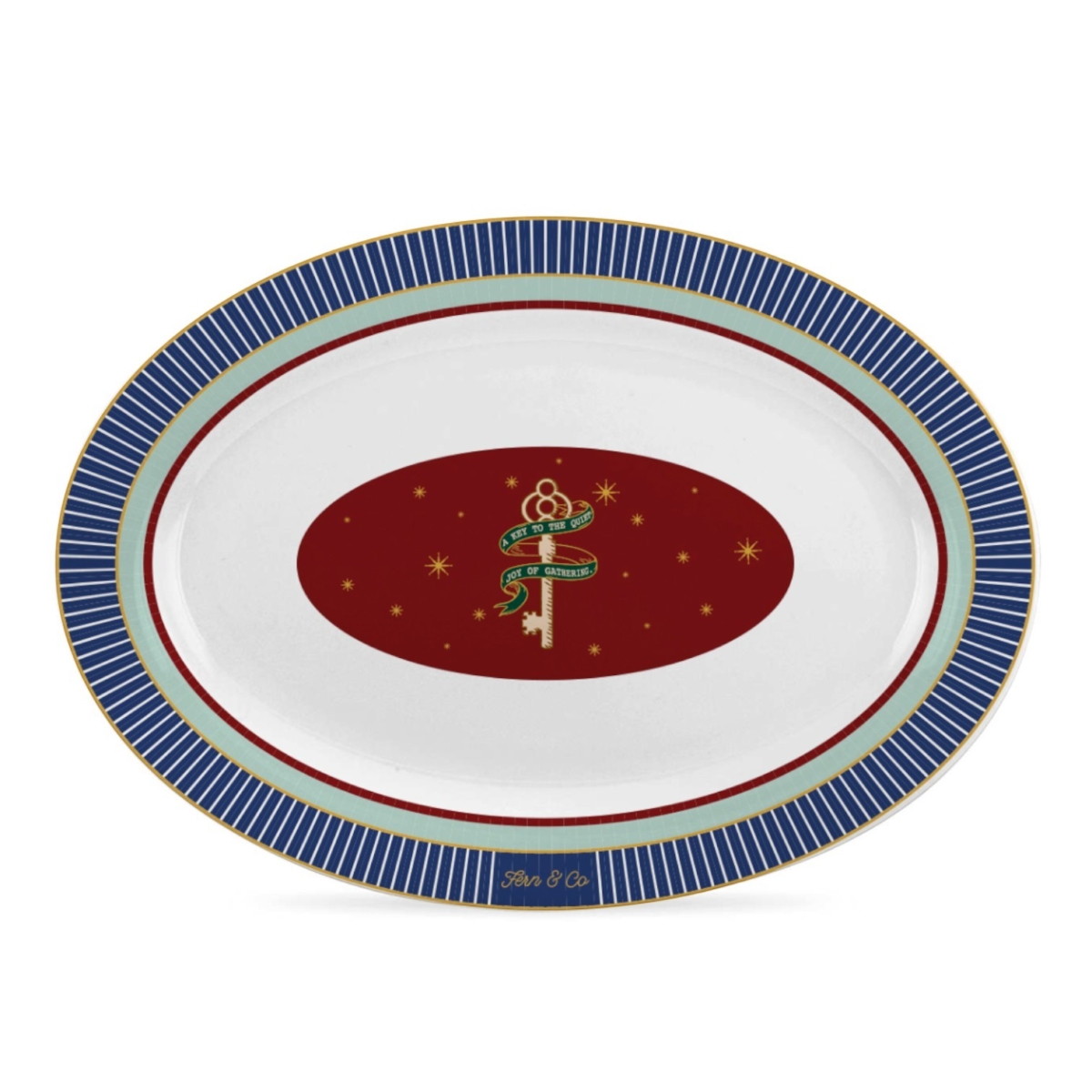 The Starlight Collection Oval Servis Tabağı