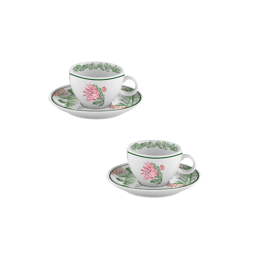 SAMPLE Fern&Co. x Lim Fleur Collection 2’li Türk Kahvesi Fincanı