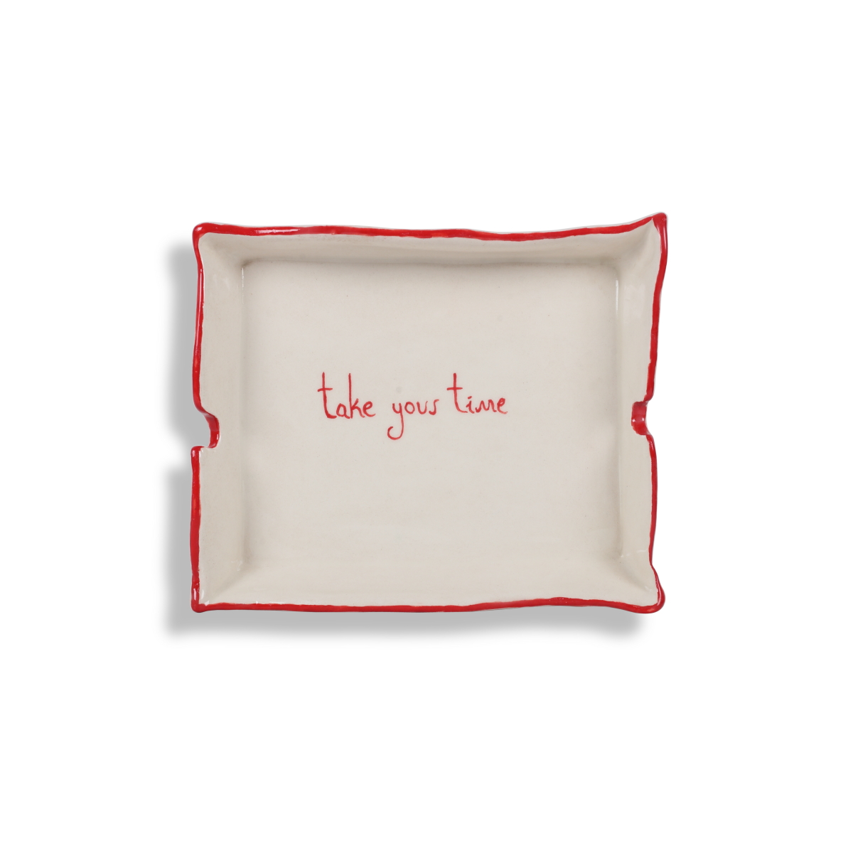 Roots of Fern Collection Red Ashtray