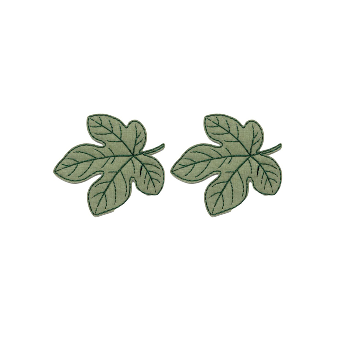 Roots of Fern Collection 2'li Kokteyl Peçetesi Fig Leaf